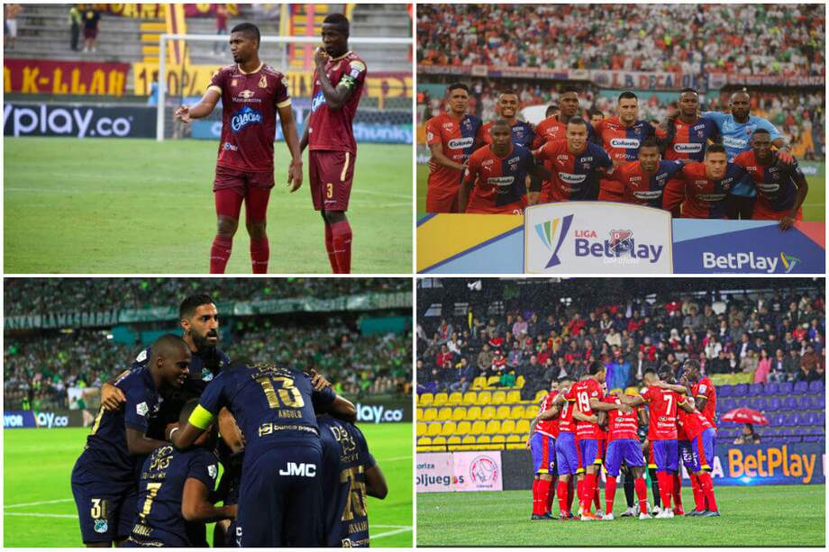 Fotos: Deportes Tolima/DIM/Deportivo Cali/Deportivo Pasto