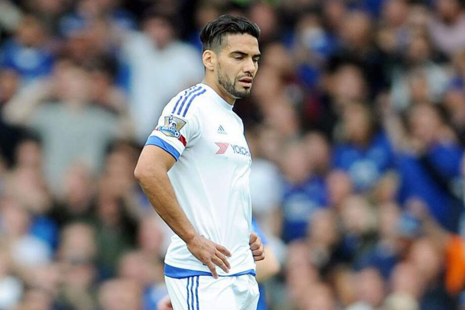 Radamel Falcao García, en duda para el derbi Chelsea - Arsenal. Foto: AFP