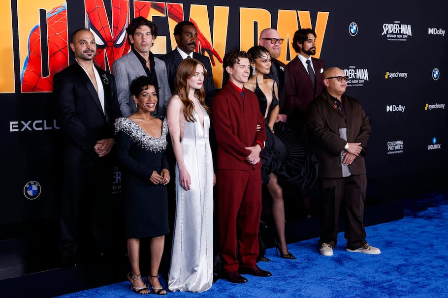 LOS ANGELES (United States), 28/07/2026.- The cast of the Spider-Man: Brand New Day arrive at the world premiere of Spider-Man: Brand New Day at the Dolby Theatre in Los Angeles, California, USA, 27 July 2026. EFE/EPA/CHRIS TORRES