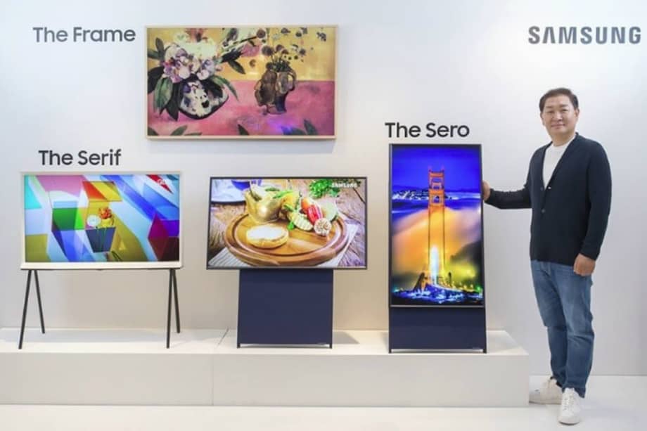 The Sero de 43 pulgadas se lanzará primero en Corea del Sur a finales de mayo, a un precio de 18,9 millones de won. / Samsung