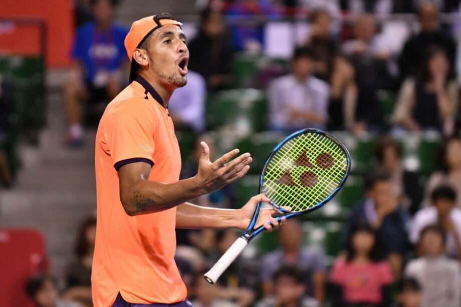 Nick Kyrgios, tenista australiano. Foto: AFP