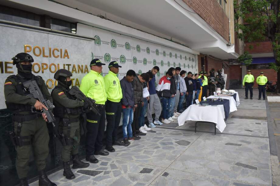 Policía de Bogotá desarticula grupo multicrimen “El Mesa”.