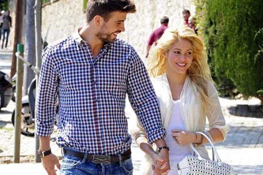 Gerard Piqué y Shakira en Barcelona. / Archivo.