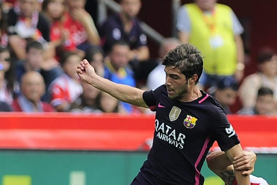 Sergi Roberto, futbolista del Fútbol Club Barcelona. / AFP