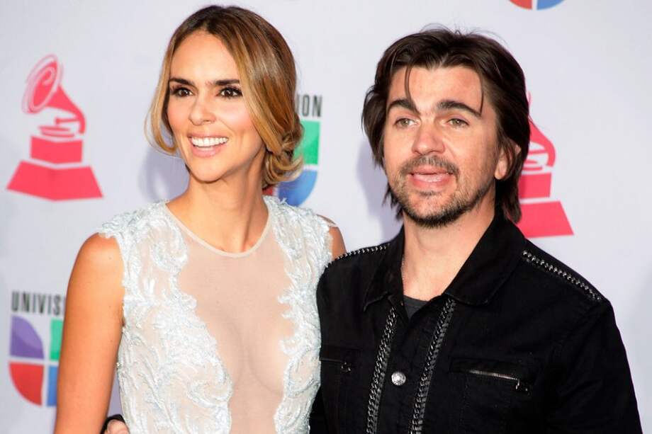 Karen Martínez y Juanes.