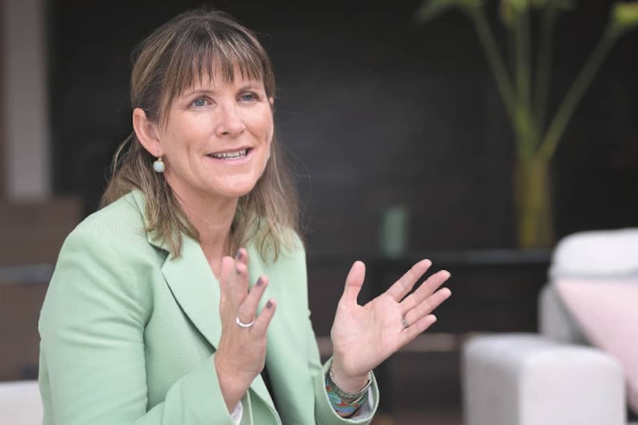 Alison Milton llegó a Colombia en enero de 2019 y asumió como la primera embajadora de Irlanda en nuestro país. / Mauricio Alvarado