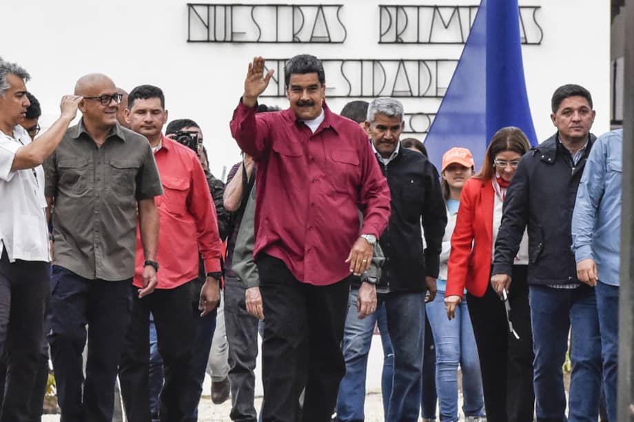 El presidente de Venezuela, Nicolás Maduro, se posesiona el 10 de enero, crece el rechazo internacional. / AFP