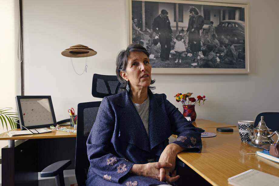 "Yo creo que el pensamiento de Jorge Eliécer Gaitán no solamente está vigente sino muy presente", dice en una entrevista la nieta de Gaitán quien invirtió sus apellidos -Valencia Gaitán por Gaitán Valencia- como un "acto de resistencia". EFE/ Mauricio Dueñas Castañeda