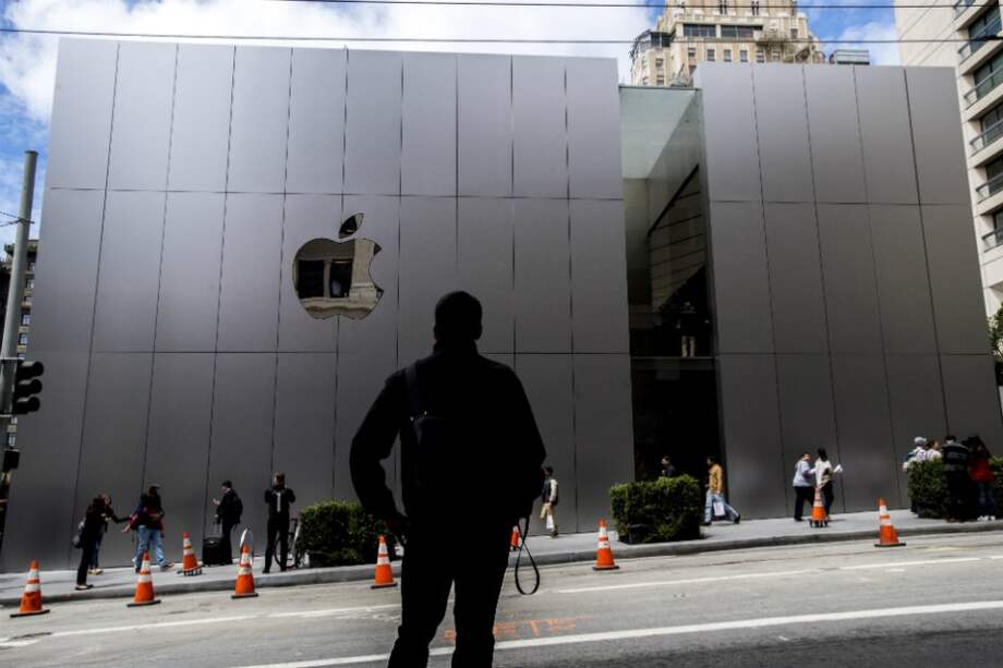 La tienda principal de Apple en San Francisco. / Bloomberg