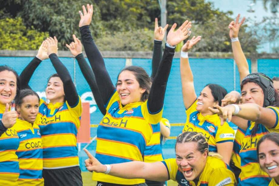 Valentina Álvarez (c) fue clave en la clasificación de Colombia al Mundial durante el torneo Valentín Martínez. / Fedecorugby