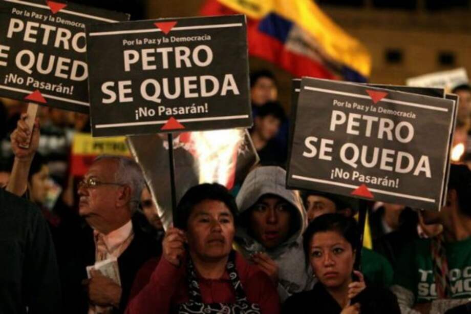 Destitución de Petro disparó su popularidad