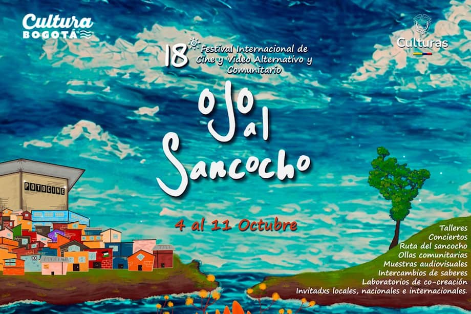Este año, el Festival Ojo al Sancocho celebra su edición con proyecciones al aire libre en Ciudad Bolívar, al sur de Bogotá.