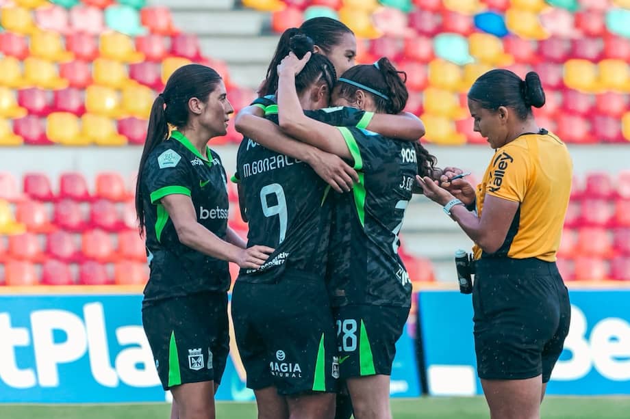 Las jugadoras de Atlético Nacional, líder de la fase regular.