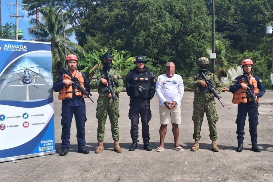 Alias "Sobrero" fue capturado en zona rural de Sapzurro, un corregimiento de Acandí (Chocó).