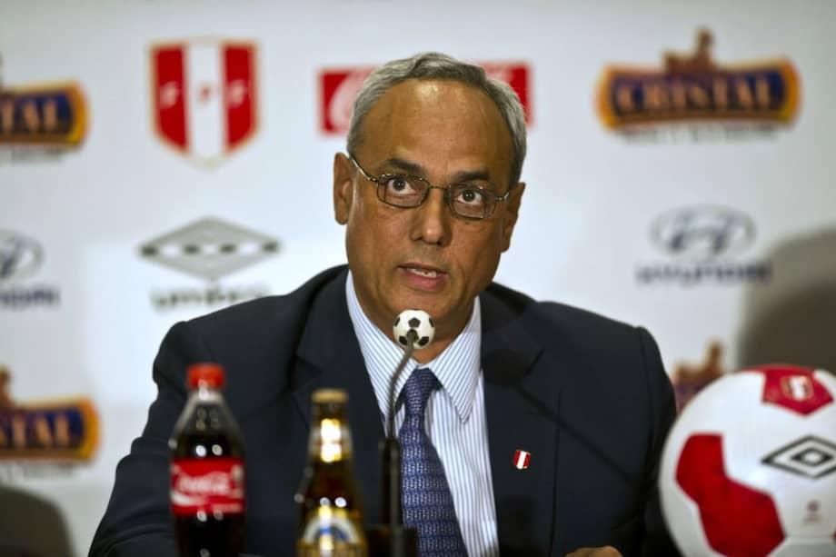 Manuel Burga expresidente de la Federación Peruana de Fútbol. Foto: AFP