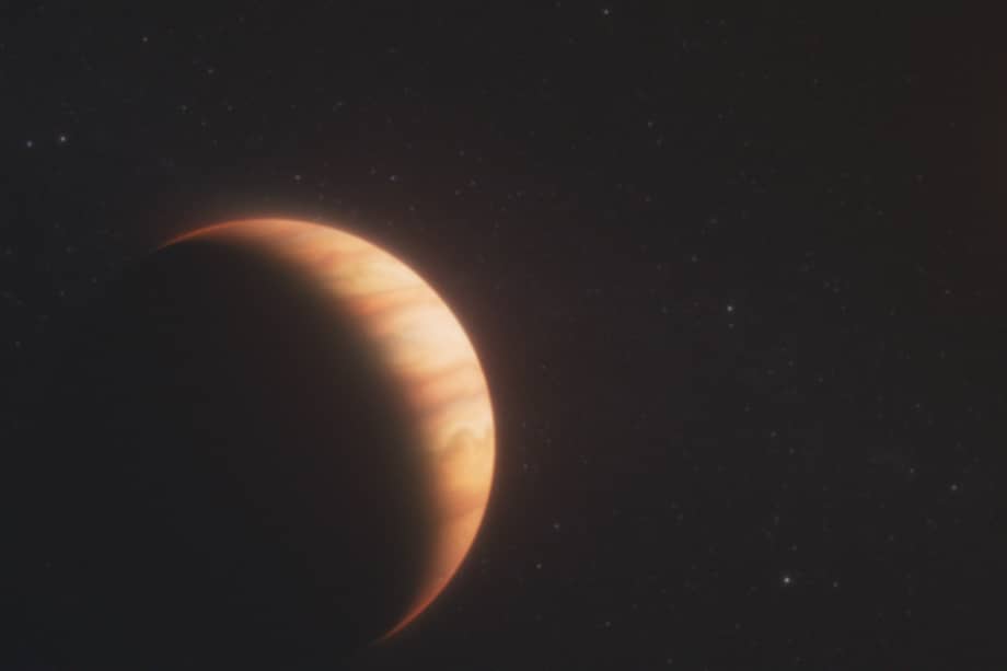 Un estudio publicado en Nature encontró la primera evidencia atmosférica de un planeta que orbita una enana blanca. /Universidad de St Andrews