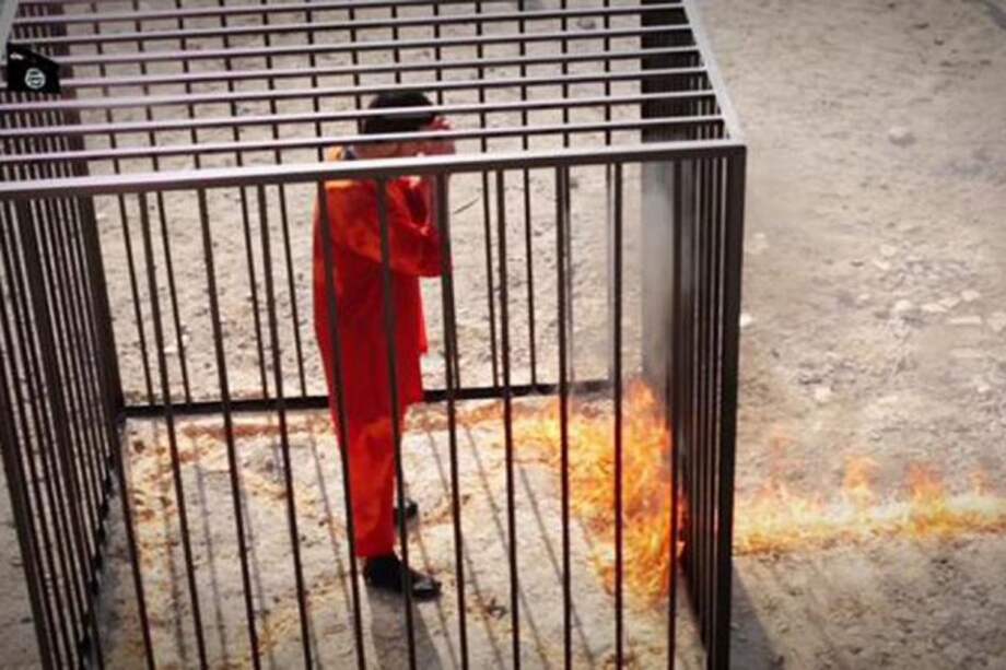 Captura de pantalla del video difundido por el Estado Islámico / Captura de pantalla del video difundido por el Estado Islámico