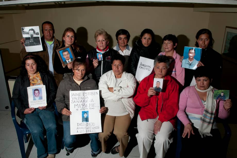 Las madres de Soacha llevan más de cuatro años reclamando que la justicia aclare las circunstancias en que fueron asesinados sus hijos. / Óscar Pérez