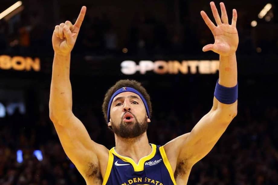 Klay Thompson, una de las estrellas de Golden State Warriors al lado de Stephen Curry.