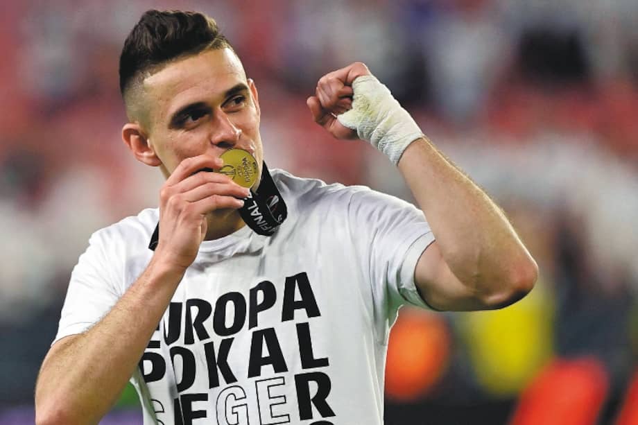 Rafael Santos Borré (Photo by JAVIER SORIANO / AFP)