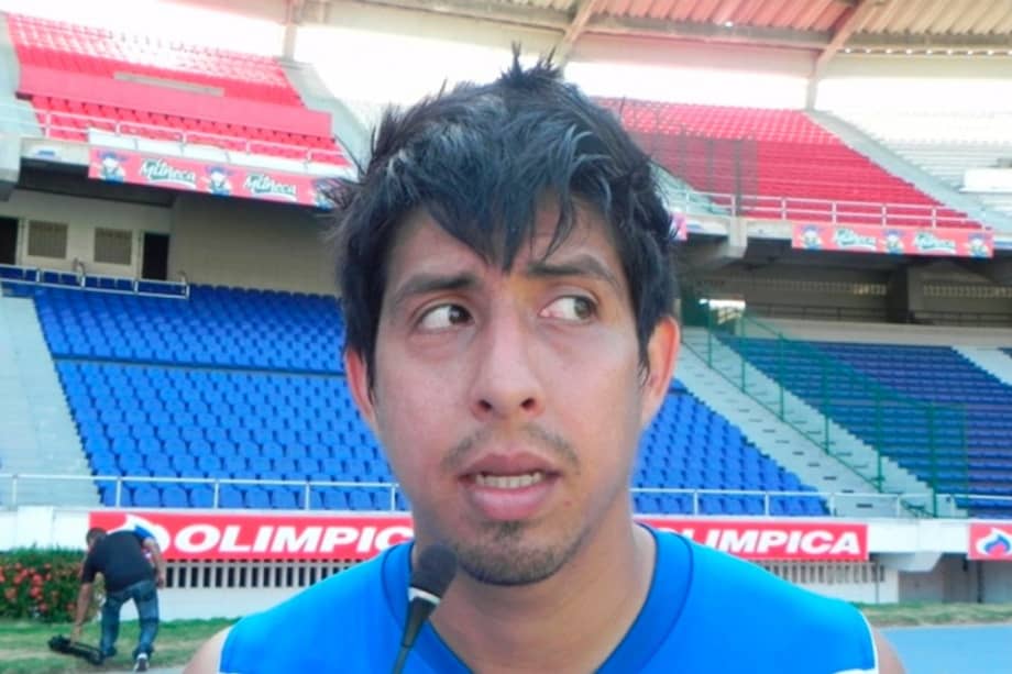 El jugador cucuteño Daniel Briceño / Tomada de Nuevoestadio.com