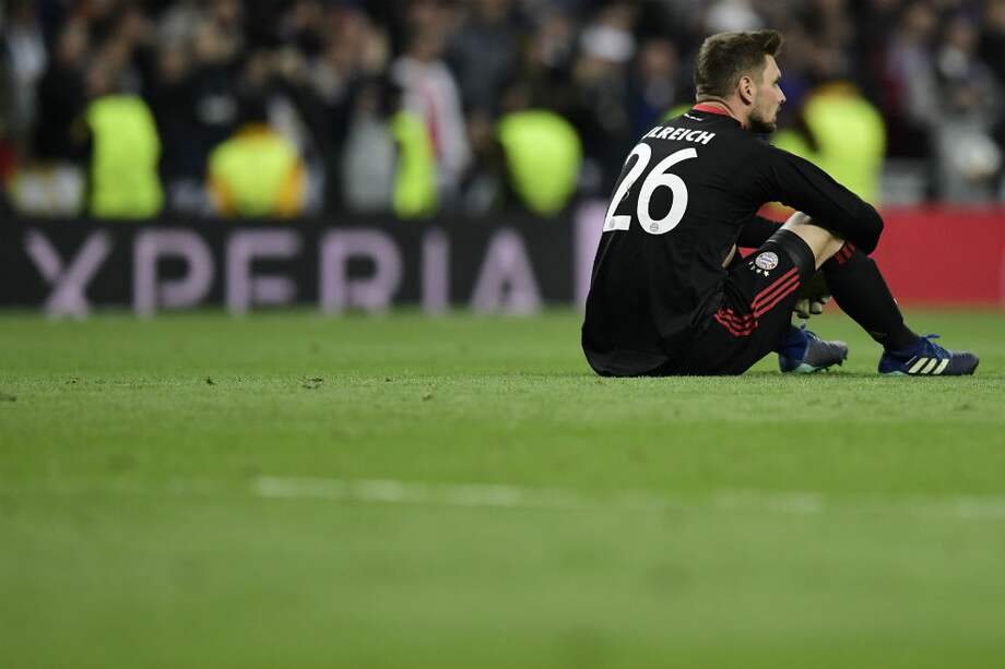 Sven Ulreich, tras el partido entre el Bayern Múnich y el Real Madrid. / AFP