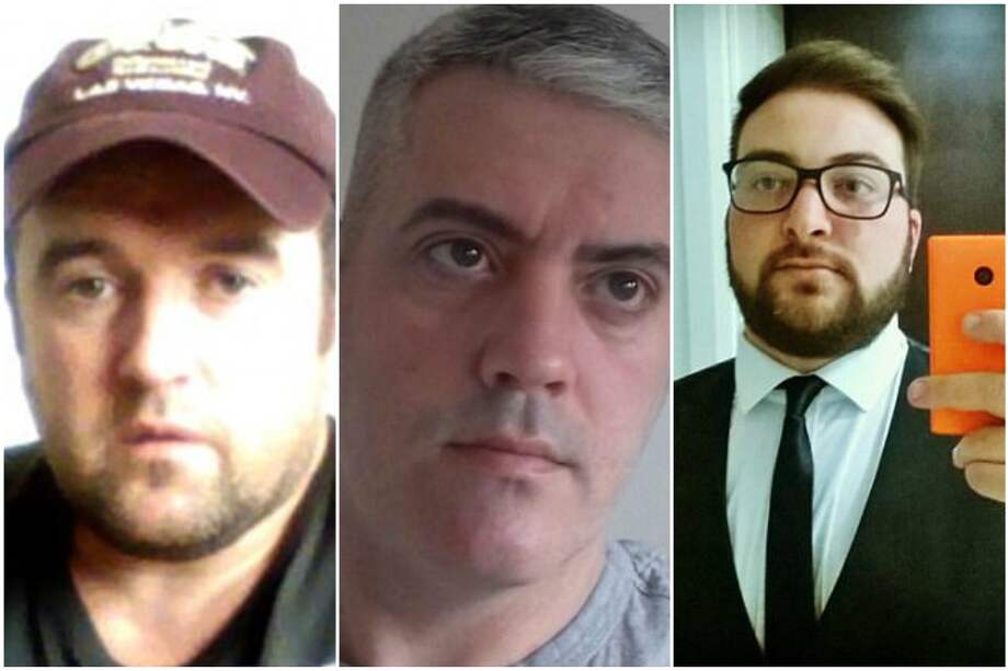 Estas personas serían tres de los cinco pasajeros del jet. De izquierda a derecha: Martin James Neil, inglés; Víctor Franco Lorenzo, español; y Alessandro Iembo, italiano. / Fotos tomadas de: Facebook
