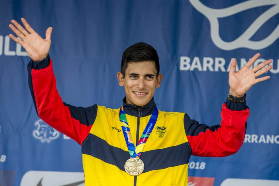 Nelson Soto logró un nuevo oro para Colombia. / AFP