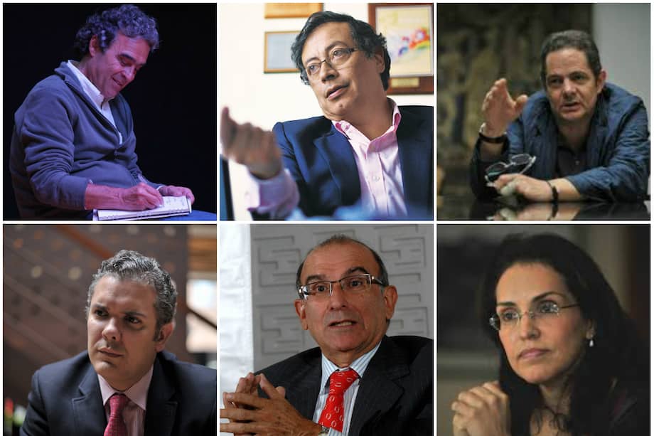 Los candidatos Humberto de la Calle, Germán Vargas Lleras e Iván Duque asistieron al debate organizado por la Universidad del Rosario. / Archivo y Eduardo Muñoz Alvarez