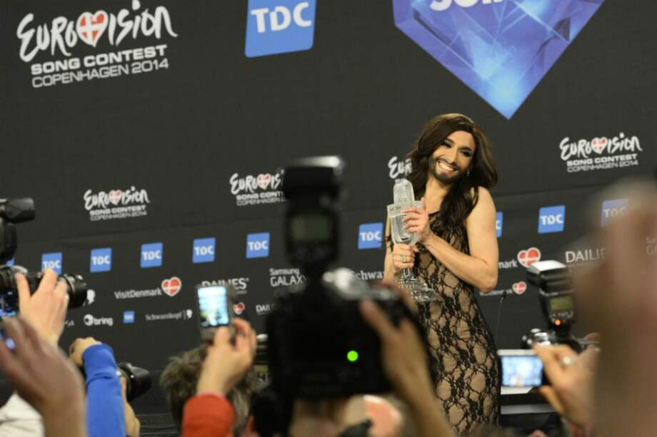 Polémico travesti barbado gana el Eurovisión 2014