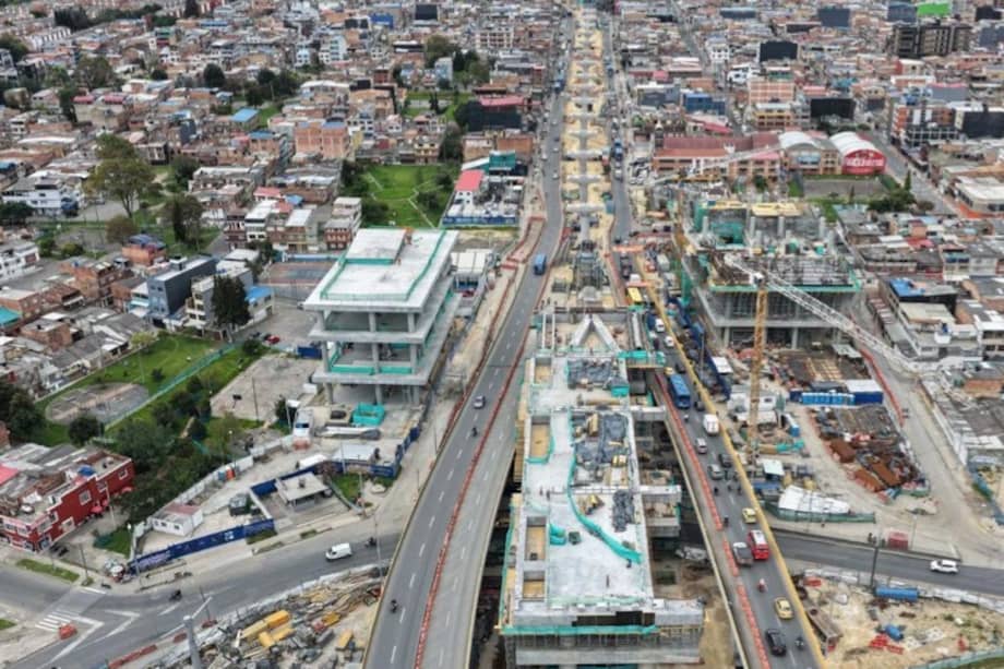 Los cierres se realizarán entre las 10:00 p.m. y las 5:00 a.m. por trabajos de construcción de la Línea 1 del Metro de Bogotá.