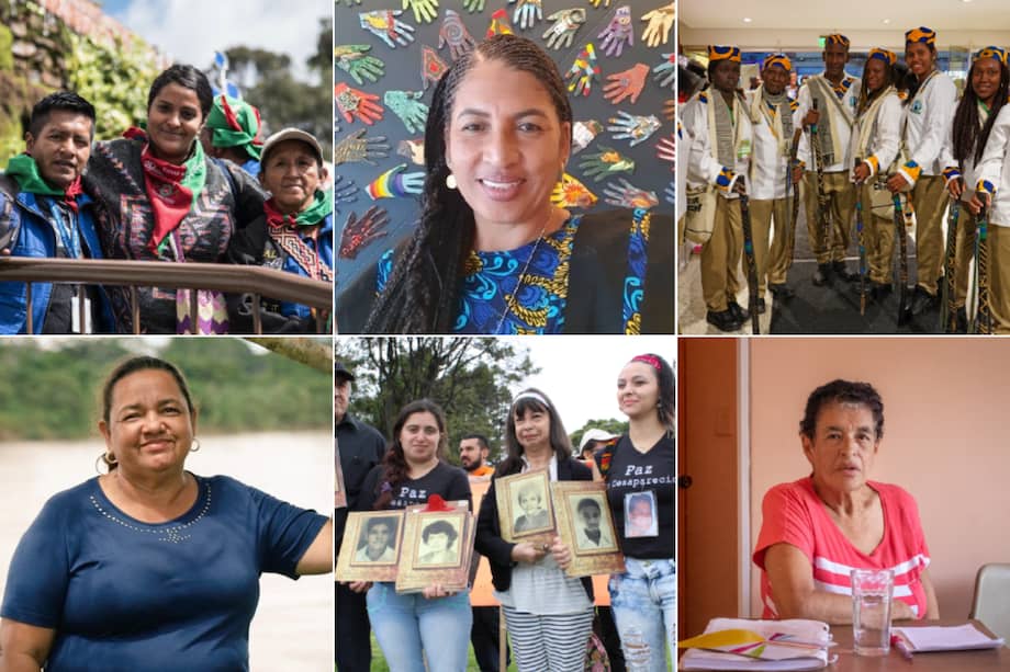 Estos son algunos de los finalistas del premio: Eduin Mauricio Capaz Lectamo; Elizabeth Moreno Barco; Consejo Nacional de Paz Afrocolombiano (CONPA); Jani Rita Silva de Rengifo; Doria Yanette Bautista Montañez; y Flor Múnera.