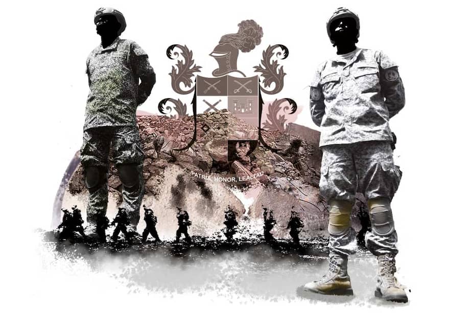 El Comando General de las Fuerza Militares tiene mapeado que centenares de colombianos son contratados en el extranjero para batallar guerra / Ilustración de Jonathan Bejarano- El Espectador.