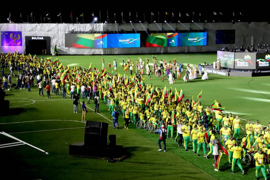 Terminó la espera, comenzaron los XXI Juegos Deportivos Nacionales. / Cortesía Bolívar 2019