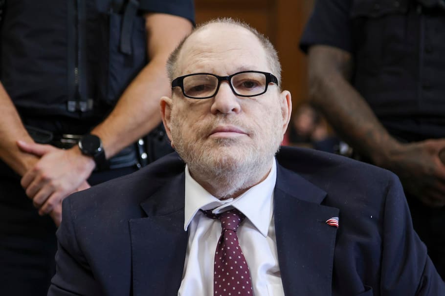 NEW YORK (United States), 13/05/2026.- Former film producer Harvey Weinstein appears in court in New York, New York, USA, 13 May 2026. Weinstein appears in court for a retrial that began on 14 April on a third-degree rape charge involving Jessica Mann. (Nueva York) EFE/EPA/SARAH YENESEL / POOL