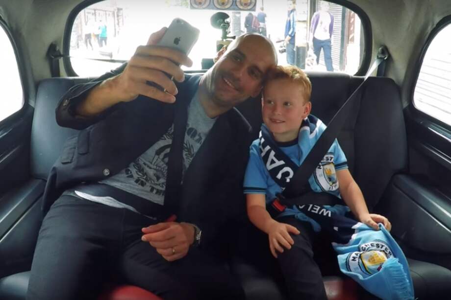 Pep Guardiola llegó al Manchester City para esta temporada.