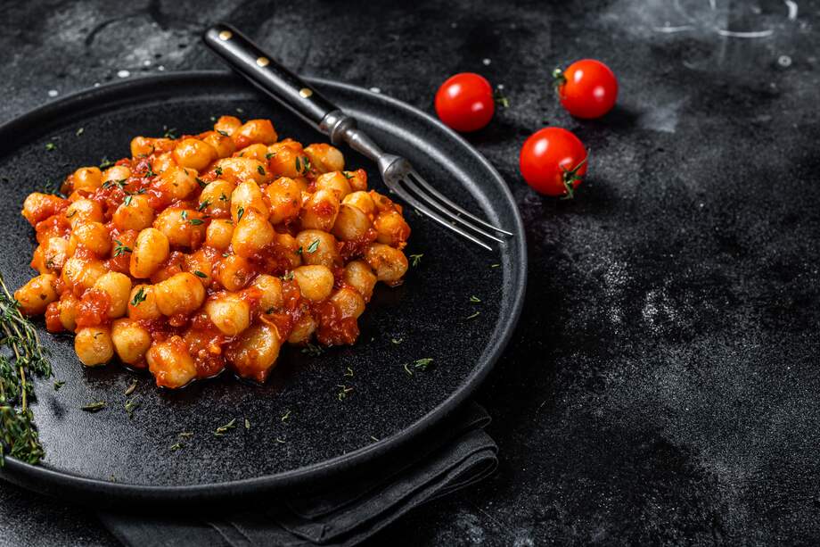 Plato tradicional de la gastronomía italiana.