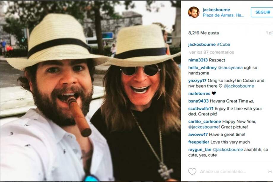 Jack y Ozzy Osbourne. / Tomada de Instagram.com/jackosbourne