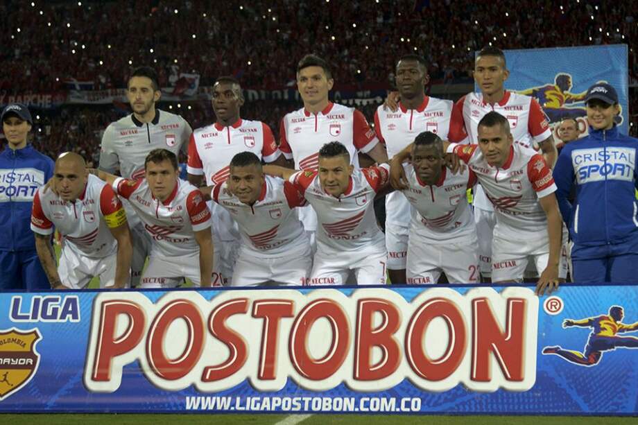 Independiente Santa Fe, campeón de la Liga Postobón 2014. Foto: AFP