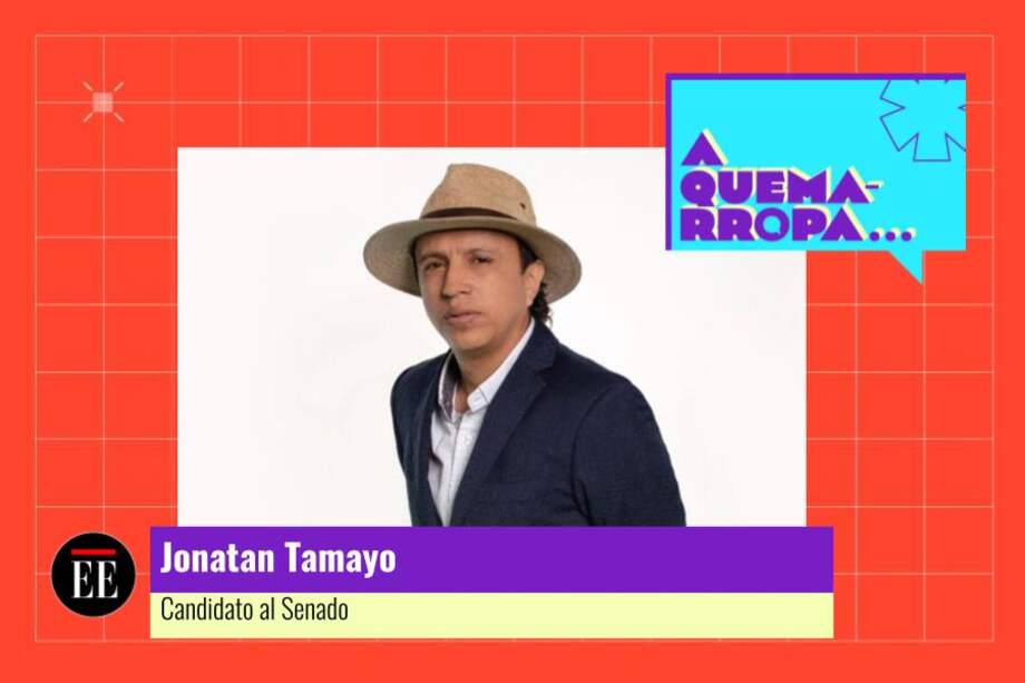 Jonatan Tamayo aspira repetir curul en el Senado con el Centro Democrático. Tiene el número 12 en el tarjetón.