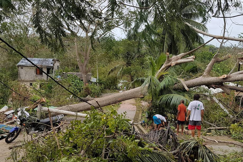 Afectaciones en la isla de San Andrés, Colombia.
/ AFP / Liana FLOREZ