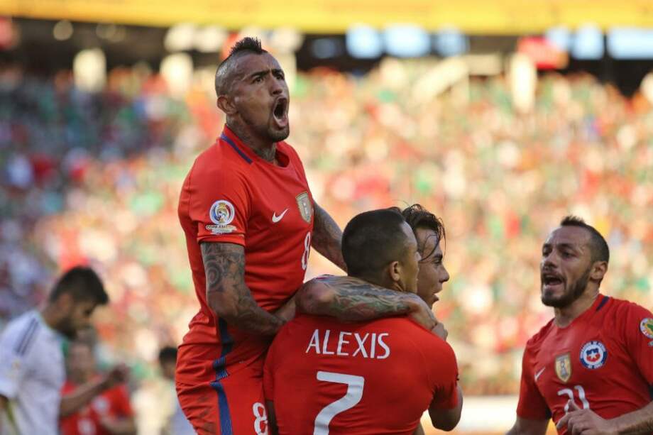Arturo Vidal, mediocampista de la Selección de Chile. Foto: AFP