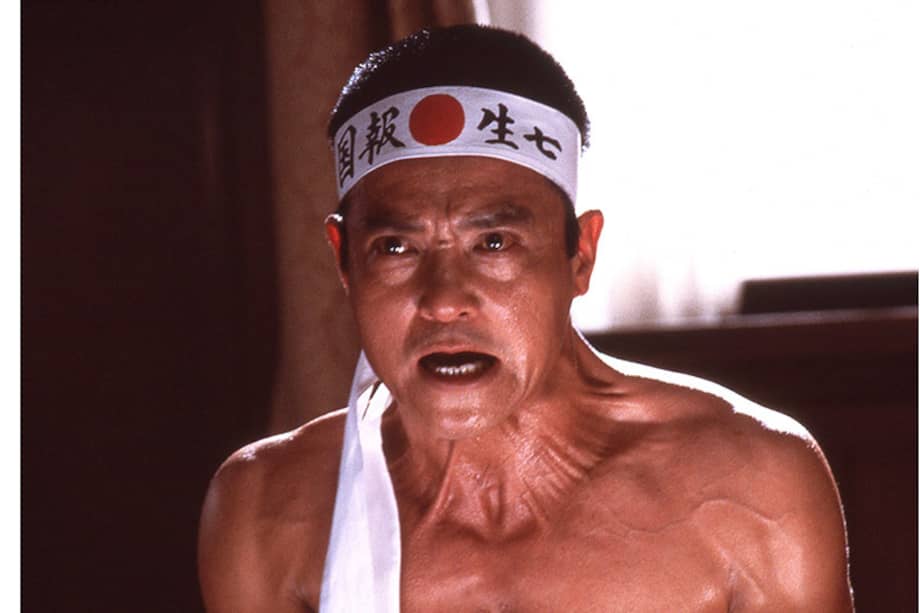 El actor Ken Ogata como Yukio Mishima en la película de Paul Schrader.