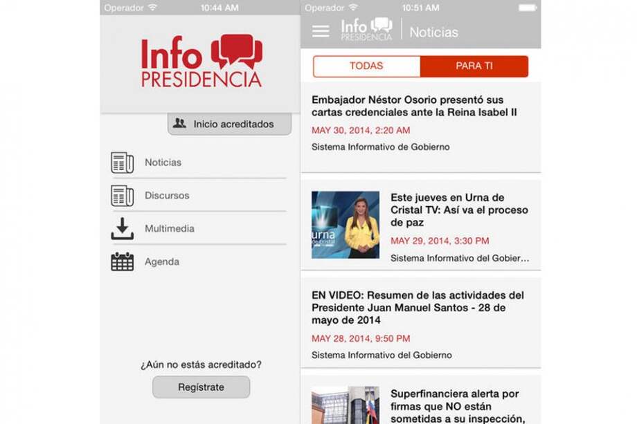 Presidencia de la República lanza nueva aplicación móvil