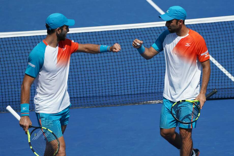 Juan Sebastián Cabal y Robert Farah, la mejor dupla del ATP en 2019. / EFE
