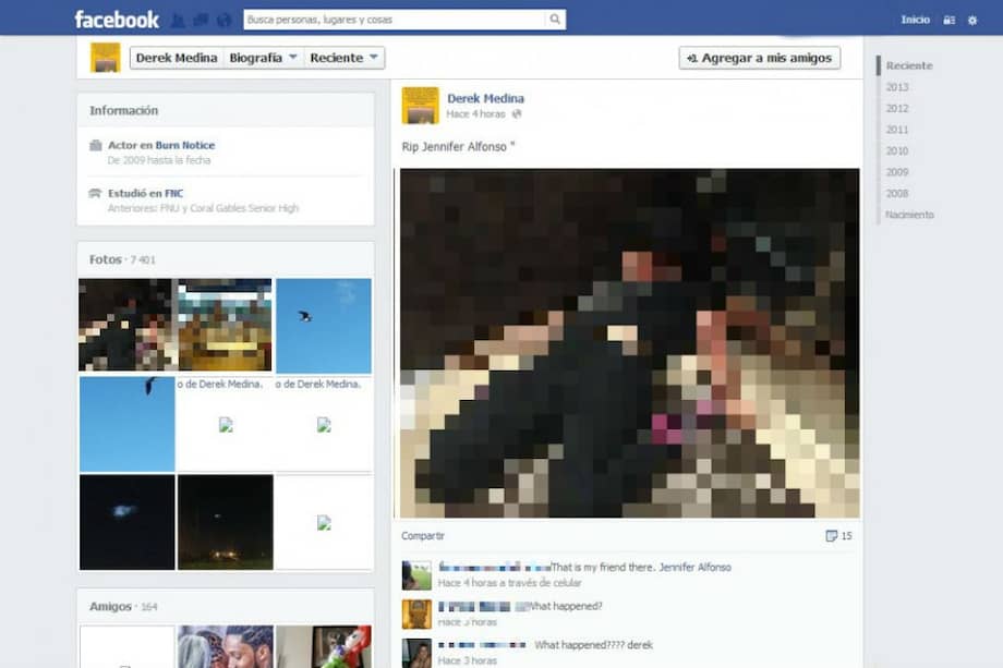 Hombre confiesa en Facebook crimen de su esposa y sube fotos del cuerpo