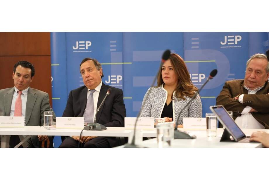 Las víctimas cuentan las historias de su cautiverio ante la JEP. / Cortesía JEP