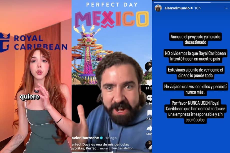 'Influencers' mexicanos se unieron en críticas contra el proyecto 'Perfect Day' de Royal Caribbean en Mahahual.