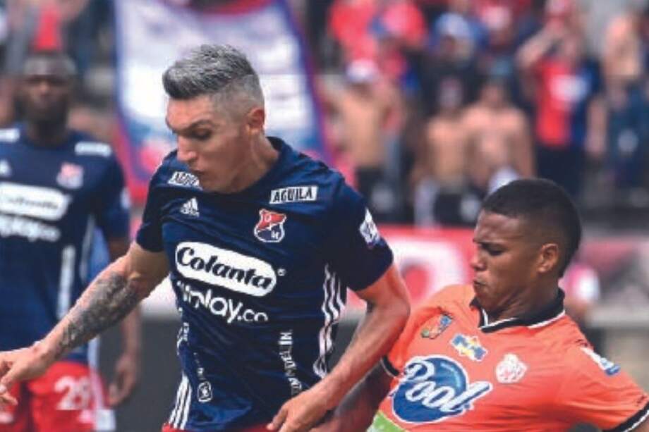 Medellín y Envigado en su partido de este sábado.