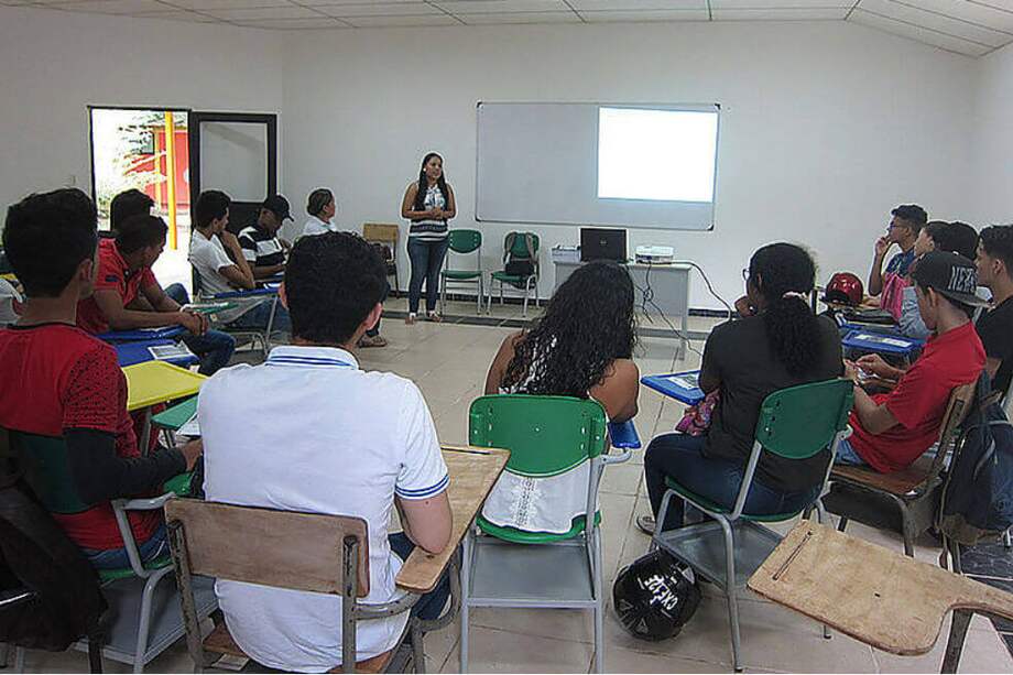 Salón de clase de uno de los colegios de San José del Guaviare. / Agencia de noticias UN